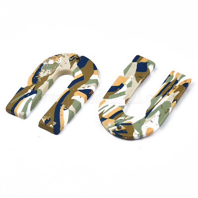 Полимерной глины ручной работы подвески CLAY-N010-027B-1