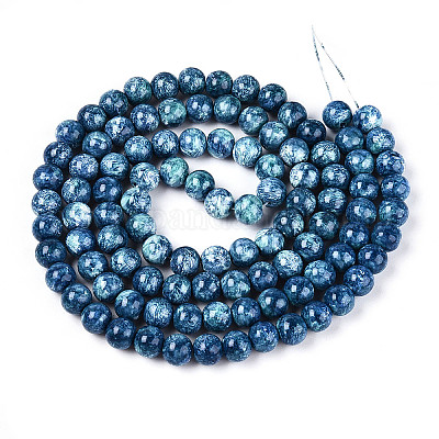 Выпечка краска бисер пряди DGLA-N016-8mm-10-1