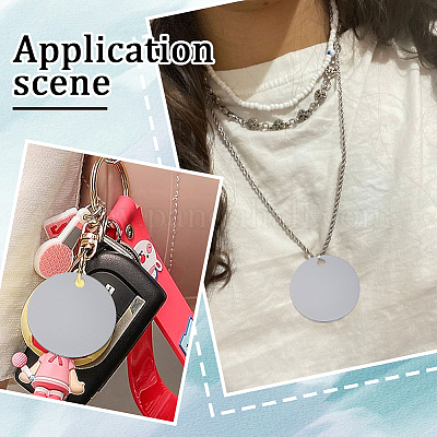 25шт алюминиевые подвески FIND-SP0002-55B-S-1