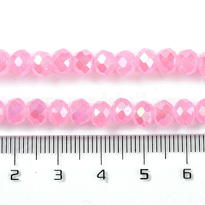 Запекание гальванических нитей стеклянных бусин X-DGLA-A039-J10mm-B16-1