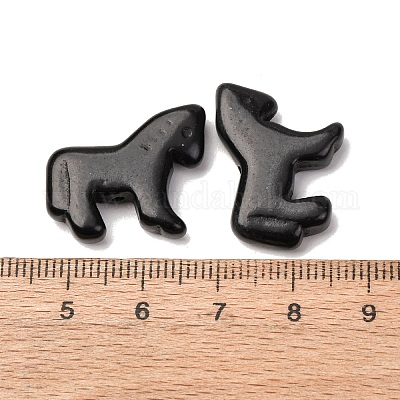 Синтетические бирюзовые бусины в виде лошади&nbsp;G-B015-08-1