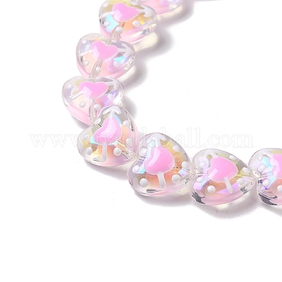 Стекло ручной работы бисер нитей LAMP-K037-09C-1