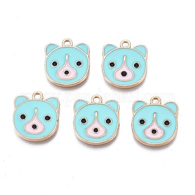 Подвески из эмали и сплава ENAM-N054-75B-1