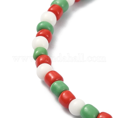 5 шт. 5 стильных браслета из стеклянных семян BJEW-TA00274-1