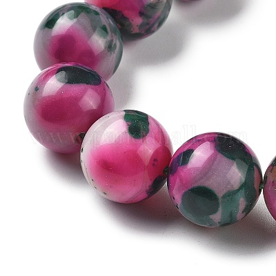 Природные многоцветные агат бисер пряди G-A261-B15-14mm-1