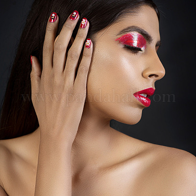 24шт 2 цвета пластиковых кабошонов MRMJ-PJ0001-07-1