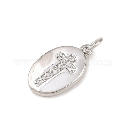 Латунные микро проложить кубического циркония подвески KK-G544-23P-1