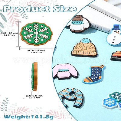 54cs 27 стиля зимние кабошоны из ПВХ FIND-CJ0006-34-1