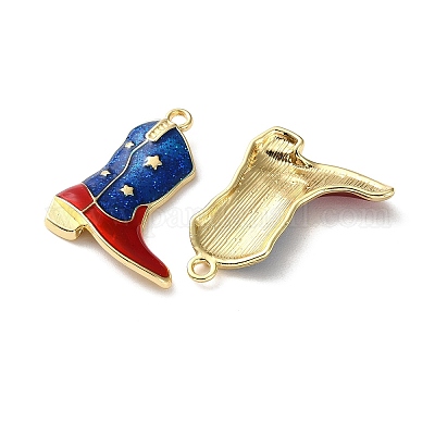 Подвески из сплава с эмалью ко дню независимости ENAM-I069-02G-02B-1