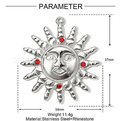 Подвески из нержавеющей стали 304 STAS-OY001-03P-1
