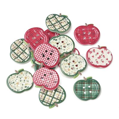 Пластиковые кнопки Apple с 4 отверстием BUTT-F066-01-1