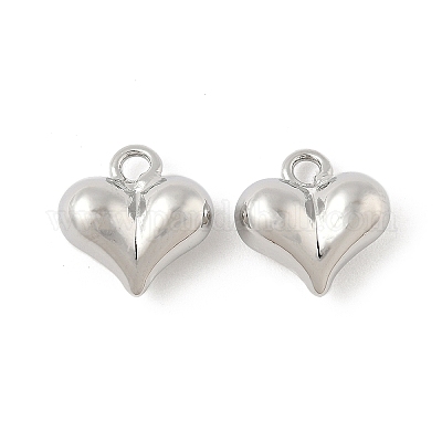 Сердце латунные амулеты KK-M327-02A-P-1