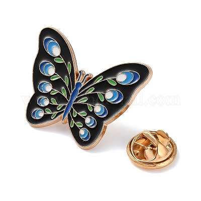 Эмалированные булавки в виде бабочек JEWB-I054-02KCG-03-1