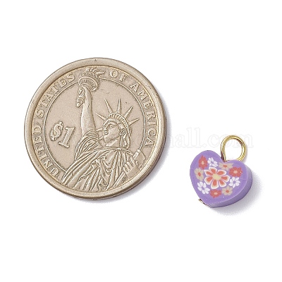 Полимерной глины ручной работы подвески PALLOY-JF04357-02-1