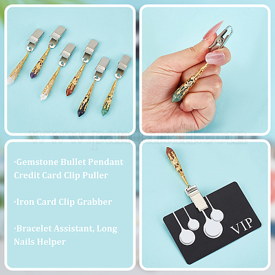 Кулон с пулей из драгоценных камней AJEW-PH01538-1