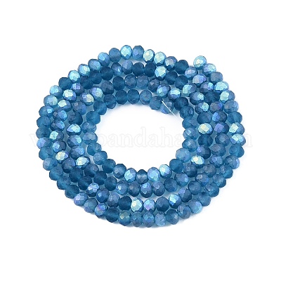 Прозрачные стеклянные бусины EGLA-A044-T2mm-MB27-1