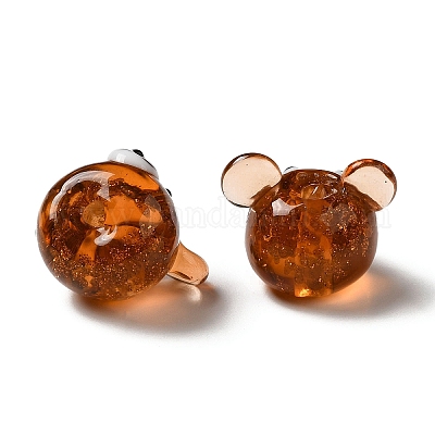 Бусины ручной работы бусины золотого песка LAMP-Q033-03A-1