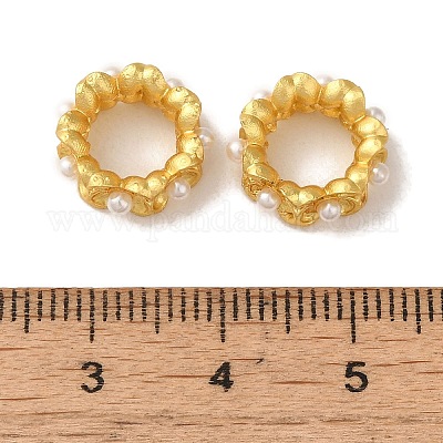 Сплавочные европейские бусины PALLOY-M219-01G-1