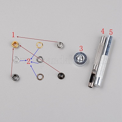 Anello occhielli in ottone&nbsp;DIY-SZC00001-25-1