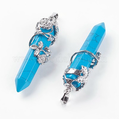 Подвески из натурального и синтетического смешанного камня G-A172-16-1