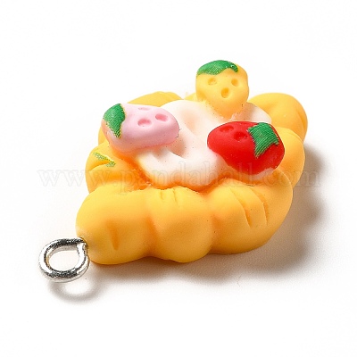 Подвески из непрозрачной смолы RESI-G056-02E-1