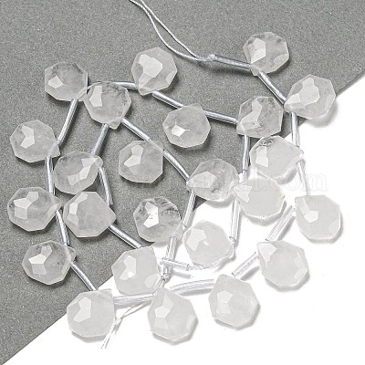 Природных кристаллов кварца бисер нитей G-P544-C11-01-1