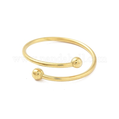 Кольца-манжеты из нержавеющей стали 304 с круглым обхватом для женщин и мужчин RJEW-Z071-01G-1