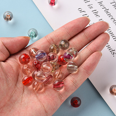 Perles en acrylique transparente&nbsp;X-TACR-S154-01A-1