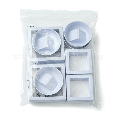 4шт 2 стиля пластиковый 3D плавающий держатель рамки дисплея&nbsp;ODIS-FS0001-02A-1