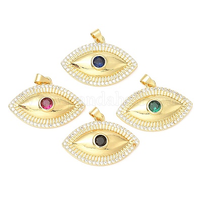 Стойки обшивки латунь микро проложить Циркон подвеску KK-A185-20G-1