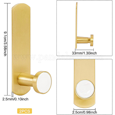 Алюминиевый крючок для одежды AJEW-WH0285-01LG-1