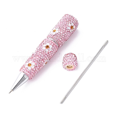 Ручка из сплава с бусинами AJEW-A066-02K-1