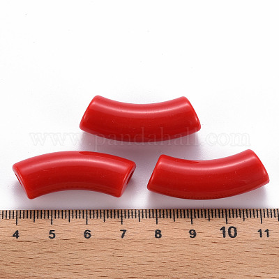 Непрозрачные акриловые бусины MACR-S372-001B-S010-1