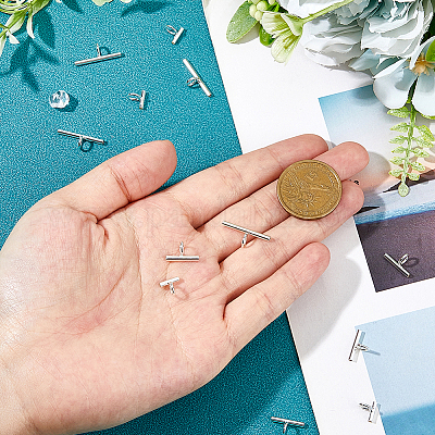 12 шт. 3 стиля латунных трубчатых дужек DIY-FH0007-67S-1