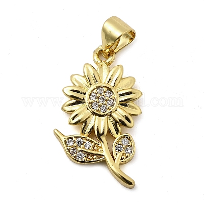 Латунные микро проложить кубического циркония подвески KK-I360-074G-1