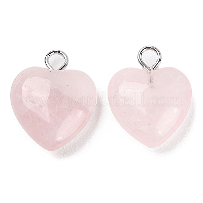 Природного розового кварца подвески G-E603-01P-02-1