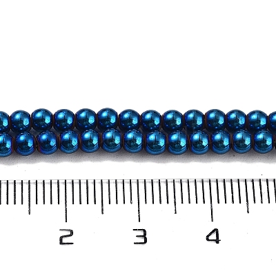 Синтетические магнитные гематит бусины пряди G-P545-K01-01-1