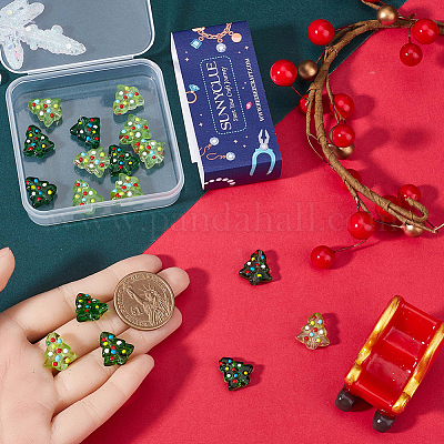 20 шт. 2-х цветные стеклянные бусины ручной работы с выпуклыми краями LAMP-SC0001-36-1