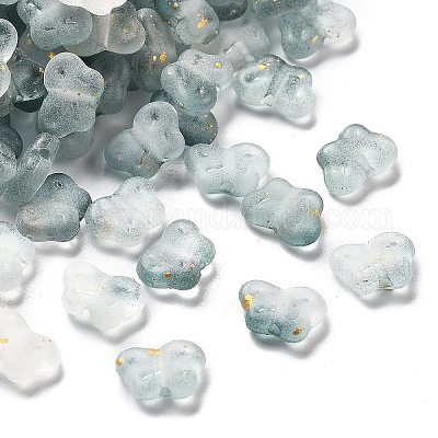 Прозрачные акриловые бусины градиентного цвета OACR-M023-05H-1