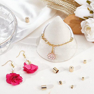 64 шт. 4-х размеров латунные наконечники для шнура KK-BBC0010-94-1