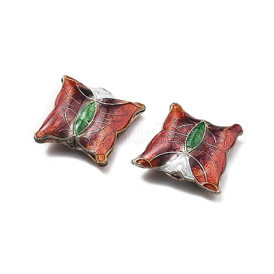 Бусины ручной работы перегородчатой CLB-Q002-03E-1