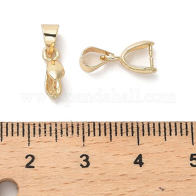 Латунные держатели кулонов с покрытием стойки KK-R211-03KCG-1