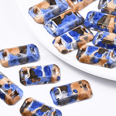 Соединители звеньев фарфора ручной работы PORC-S501-034B-1