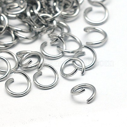 Anillos de salto abierto de 304 acero inoxidable A-STAS-E011-5x0.7mm-1