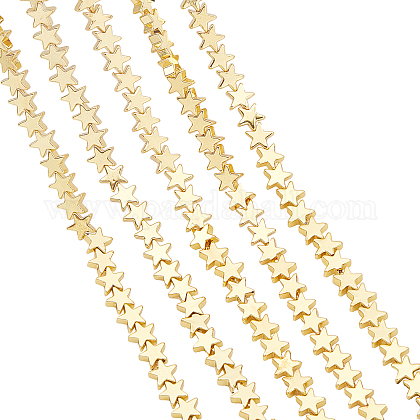 ARRICRAFT Electroplate Non-magnetic Synthetic Hematite Beads Strands G-AR0003-77G-1