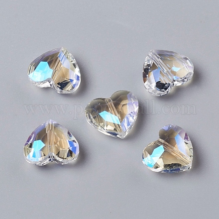 Abalorios de vidrio electroplate RGLA-L024-L02-001MO-1