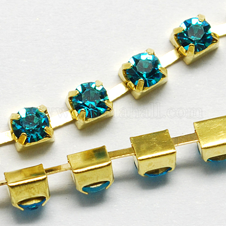Cadenas de strass Diamante de imitación de bronce CHC-S12-03C-1