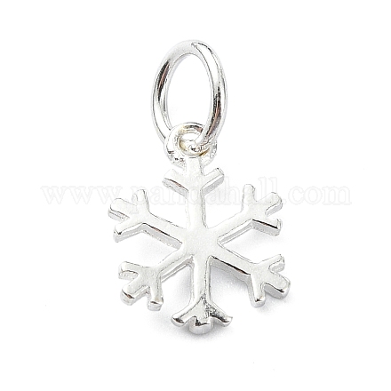 925 серебряная рождественская подвеска в виде снежинки STER-M119-16S-1