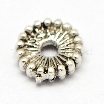 Accessoires de bijoux vintage séparateurs perles en argent pur de Thaïlande perles STER-L009-235-1