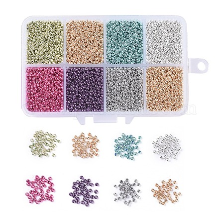 Perline di semi di vetro colorate 12/0 grado SEED-JP0008-10-1